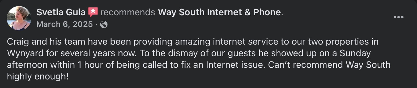review from Svetla about Way South